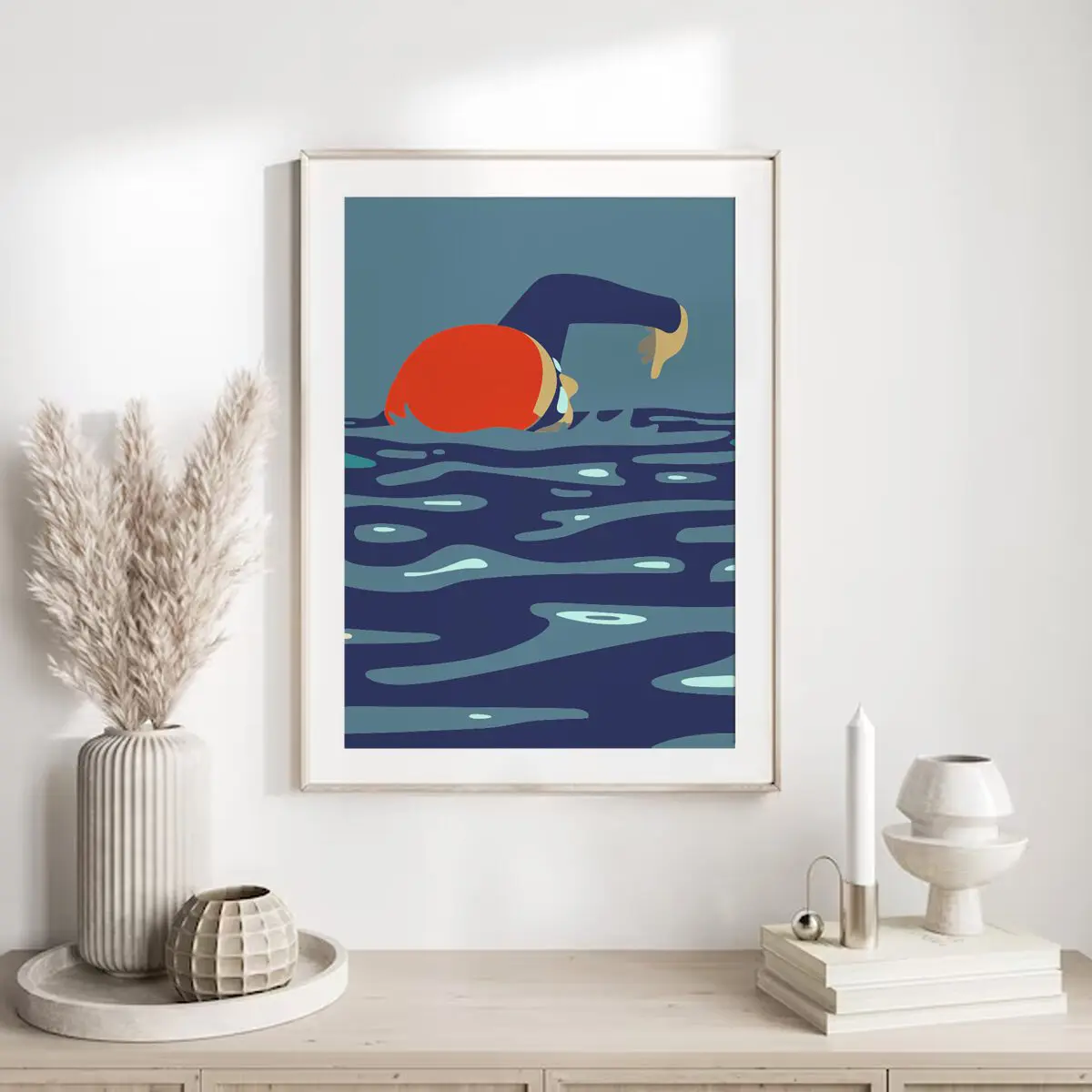 Schwimmen Poster "Rhythm of the Stroke" 7 Schwimmen Poster Rhythm of the Stroke20-A4