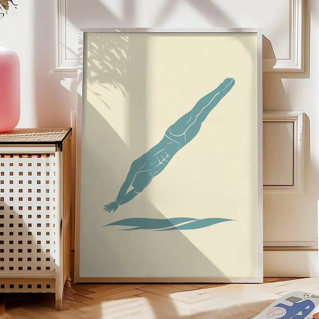 Schwimmen Poster "Silent Descent" 2 Schwimmen Poster Silent Descent6-A