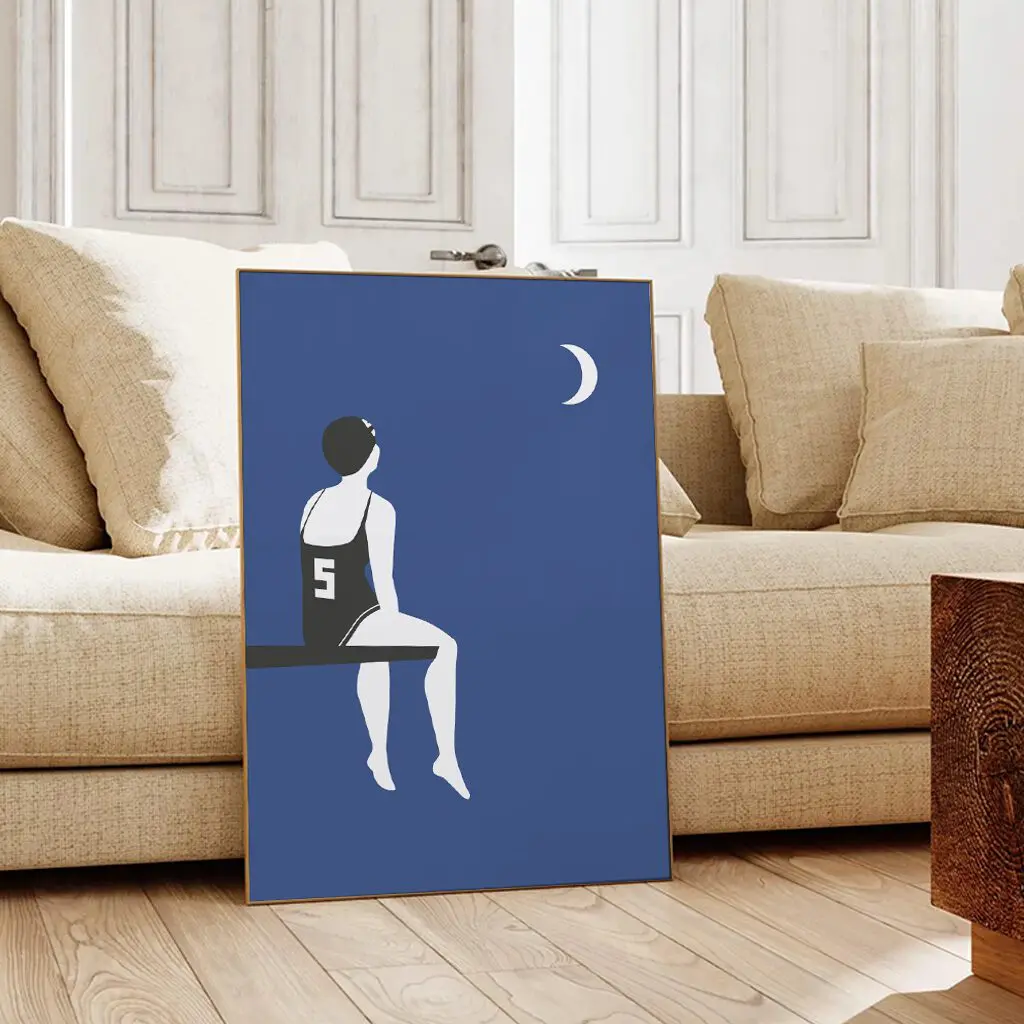 Schwimmen Poster "Silent Pause" 2 Schwimmen Poster Silent Pause14-A1-2