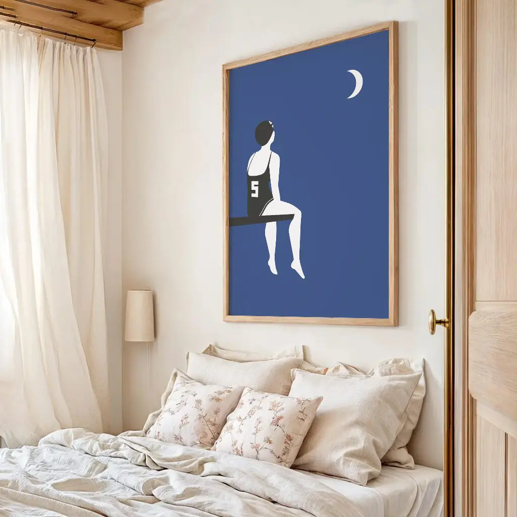 Schwimmen Poster "Silent Pause" 4 Schwimmen Poster Silent Pause14-A2