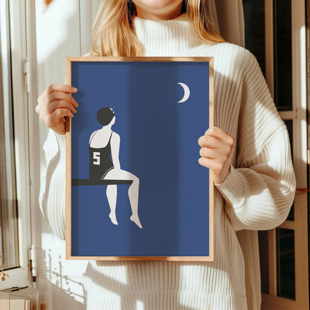 Schwimmen Poster "Silent Pause" 5 Schwimmen Poster Silent Pause14-A3-2