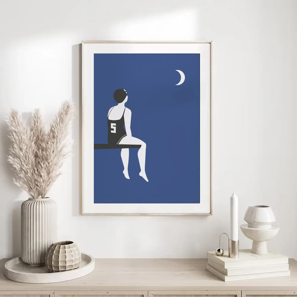 Schwimmen Poster "Silent Pause" 7 Schwimmen Poster Silent Pause14-A4