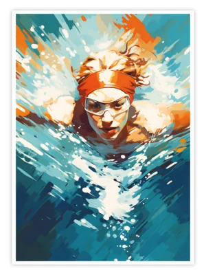 Schwimmen-Poster-'Aqua-Breakthrough'-titelbild