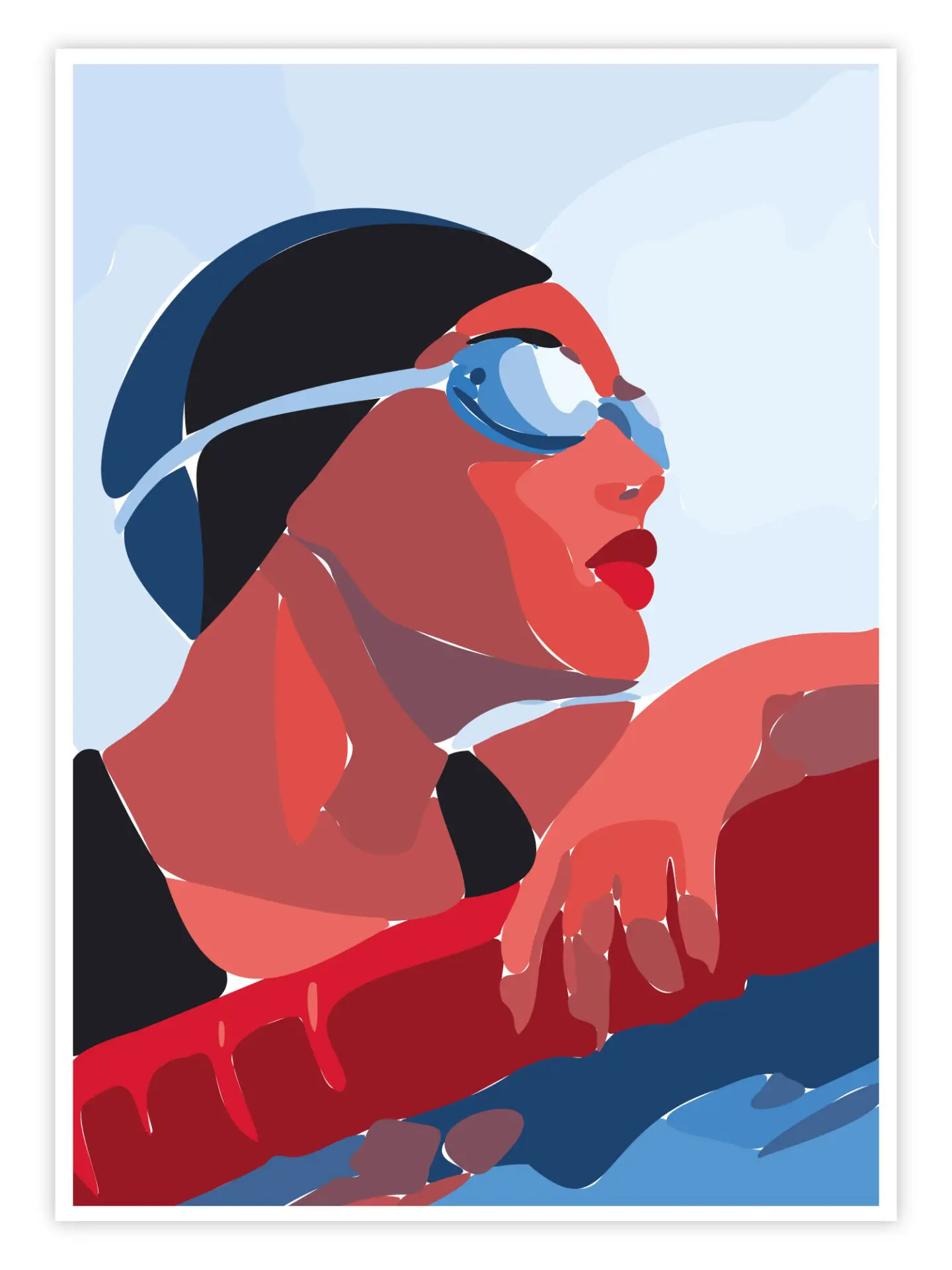 Schwimmen-Poster-'Between-Breaths'-titelbild
