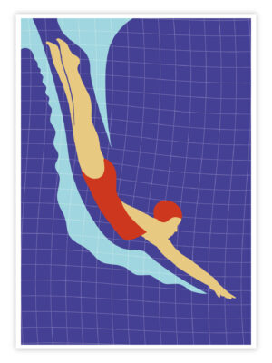Schwimmen-Poster-'Deep-Entry'-titelbild