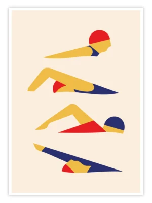 Schwimmen-Poster-'Flow-Sequence'-titelbild