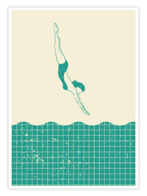 Schwimmen-Poster-'Fluid-Descent'-titelbild