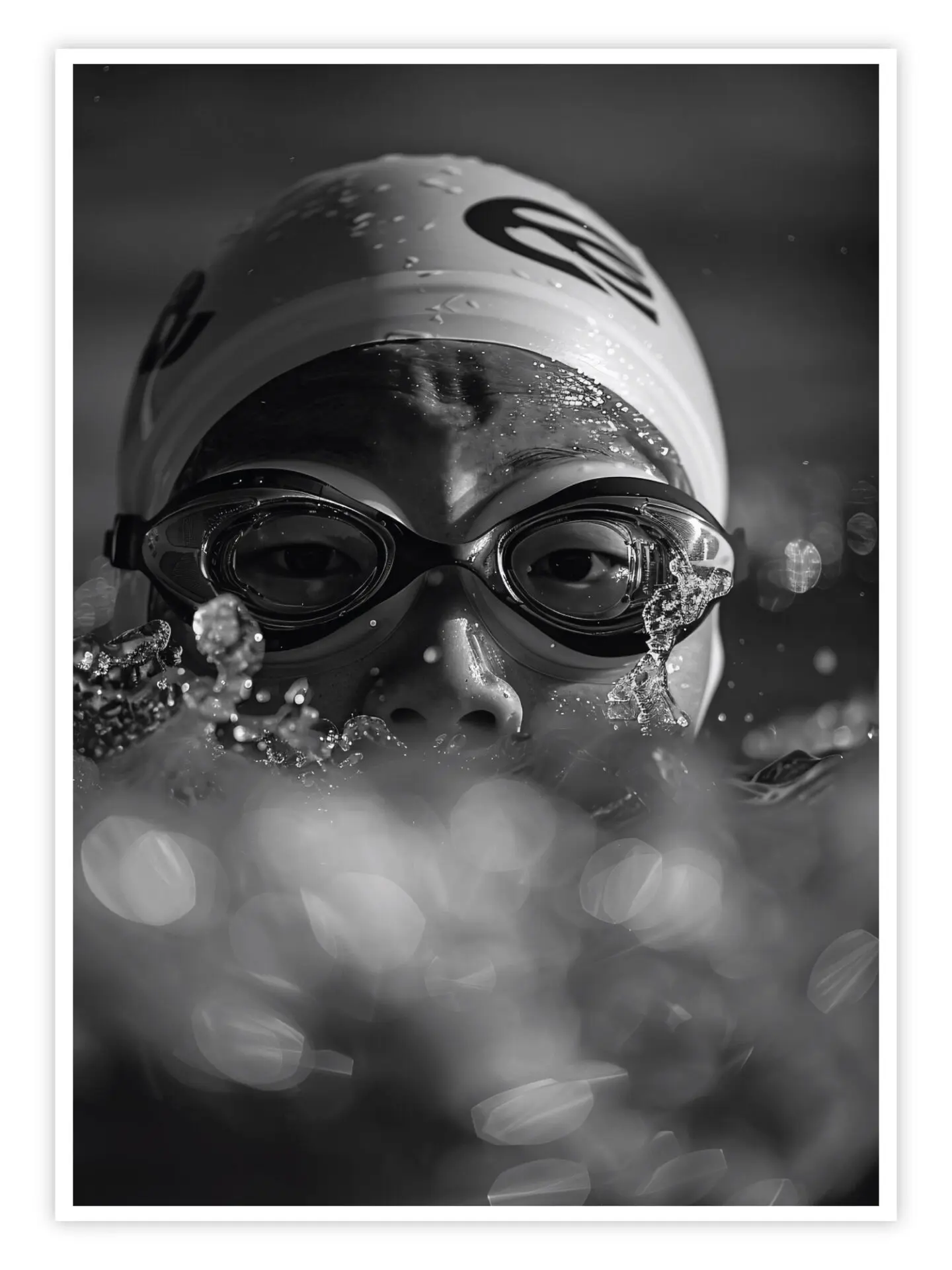 Schwimmen-Poster-'Focused-Breath'-titel