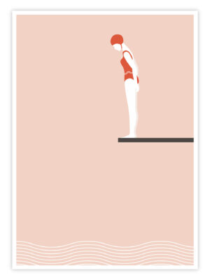 Schwimmen-Poster-'Focused-Stillness'-Titelbild