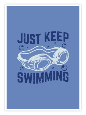 Schwimmen-Poster-'Keep-the-Stroke'-titelbild