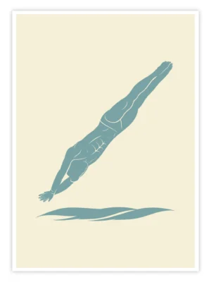 Schwimmen-Poster-'Silent-Descent'-titelbild