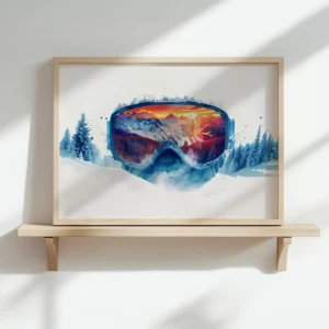 Ski Poster Frozen Focus10-A3