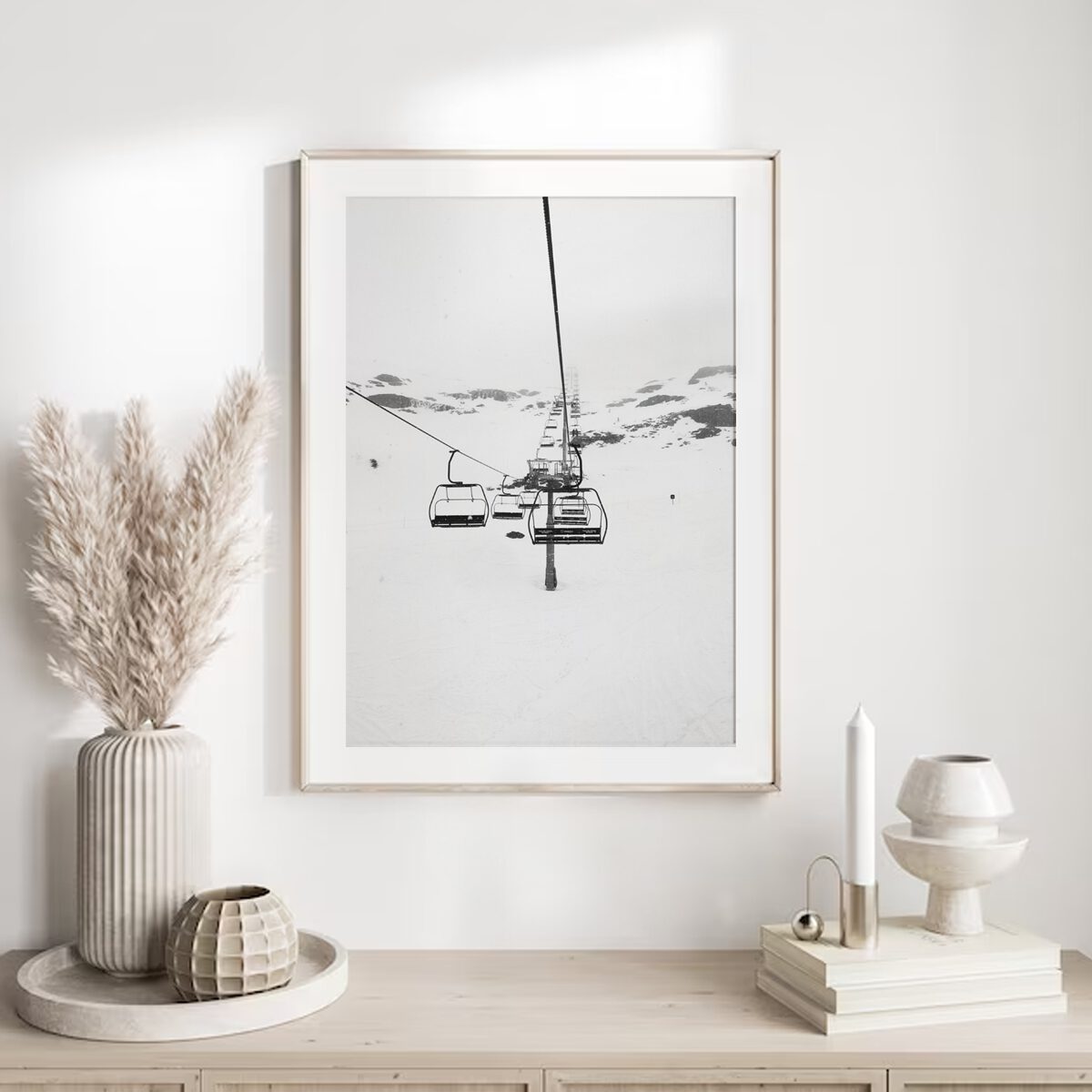 Ski Poster “Silent Lift”