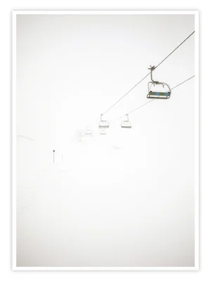 Ski Poster "Quiet Ascent"