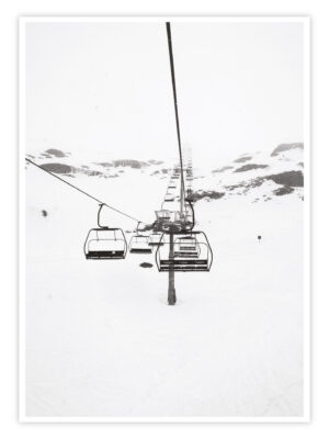 Ski Poster "Silent Lift"