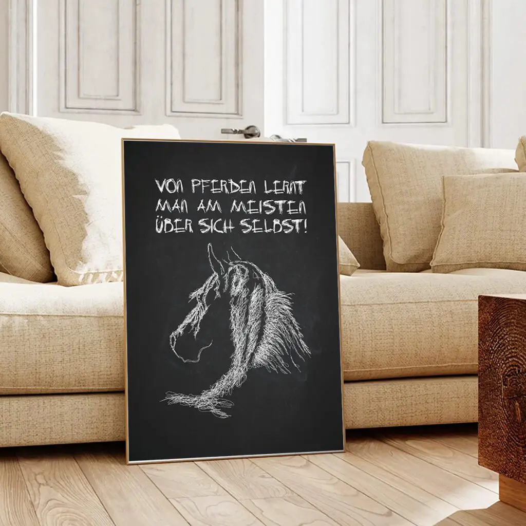 Pferde Poster "Was Pferde uns lehren" 2 Pferde Poster Was Pferde uns lehren28-A1-2