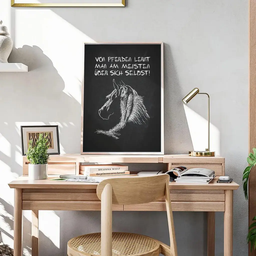 Pferde Poster "Was Pferde uns lehren" 5 Pferde Poster Was Pferde uns lehren28-A3