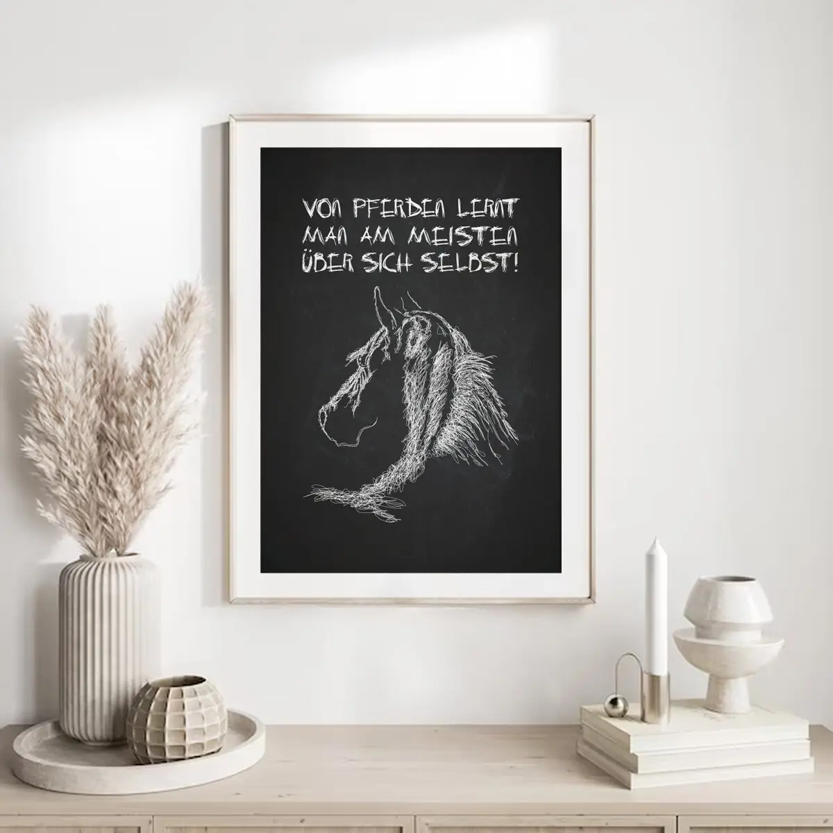 Pferde Poster "Was Pferde uns lehren" 6 Pferde Poster Was Pferde uns lehren28-A4