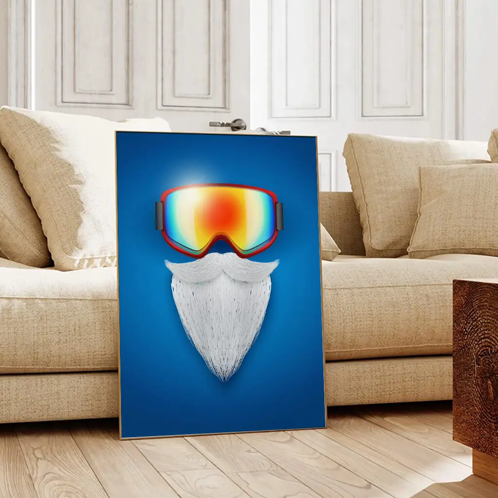 Ski Poster "Powder Legend" 2 Ski Poster Powder Legend17-A1-2