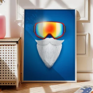 Ski Poster Powder Legend17-A1