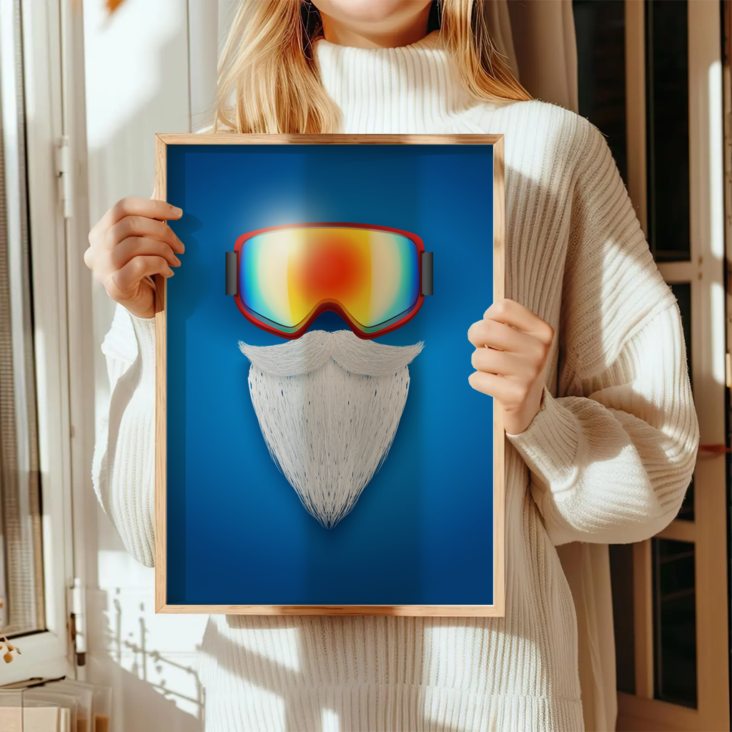 Ski Poster "Powder Legend" 4 Ski Poster Powder Legend17-A3-2