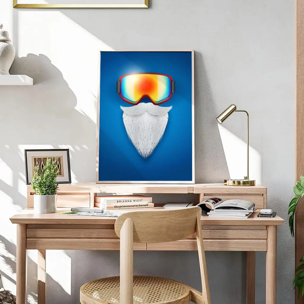 Ski Poster "Powder Legend" 5 Ski Poster Powder Legend17-A3