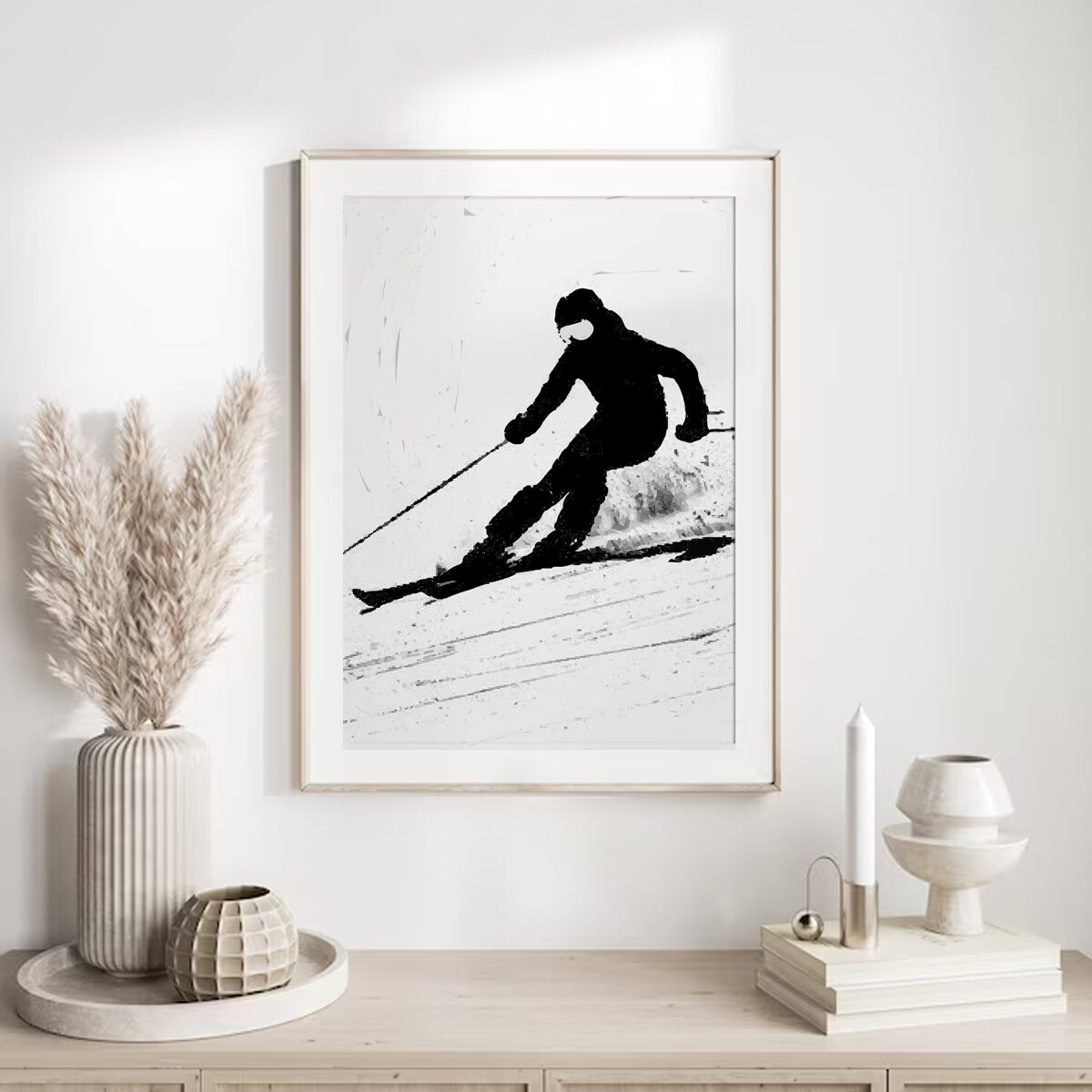 Ski Poster “Silent Carve”