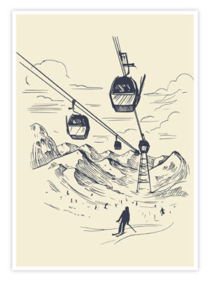 Ski-Poster-'Alpine-Lines'-titelbild