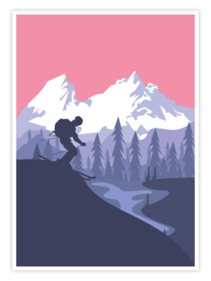 Ski-Poster-'Mountain-Flow'-titelbild