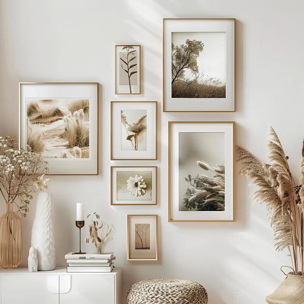 Mehrere Wandbilder miteinander kombinieren 13 Verschiedene Motive stimmig kombinieren