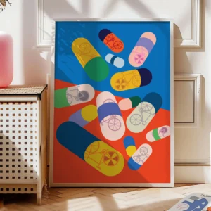 Fahrrad Poster „Bike Pills“A1_055