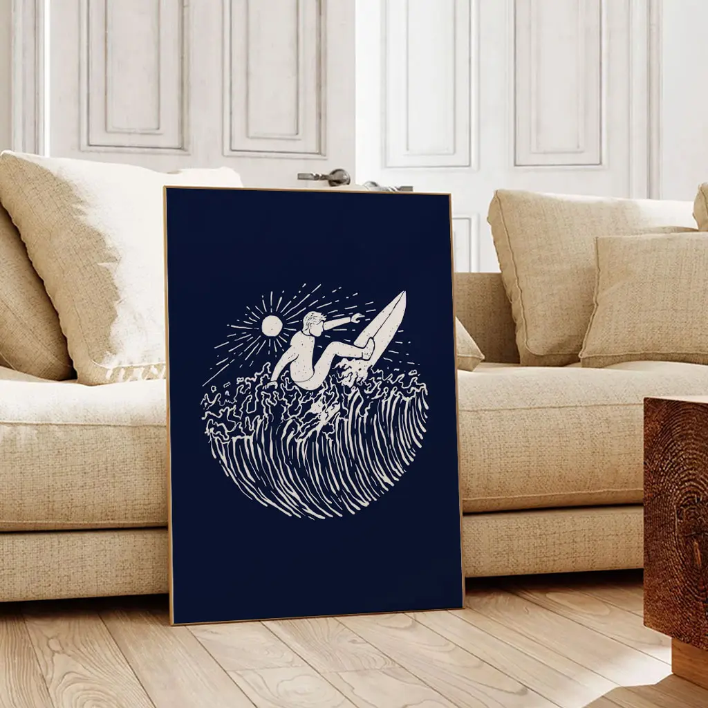 Surf Poster „Midnight Surf Spirit“ 2 Surf Poster „Midnight Surf Spirit“ – Bild 2