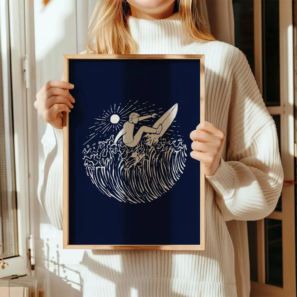 Surf Poster „Midnight Surf Spirit“ 5 Surf Poster „Midnight Surf Spirit“ – Bild 5