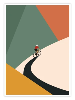 Fahrrad Poster „Endless Ride“