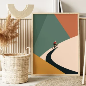Fahrrad Poster „Endless Ride“Farhat_Poster_058_04