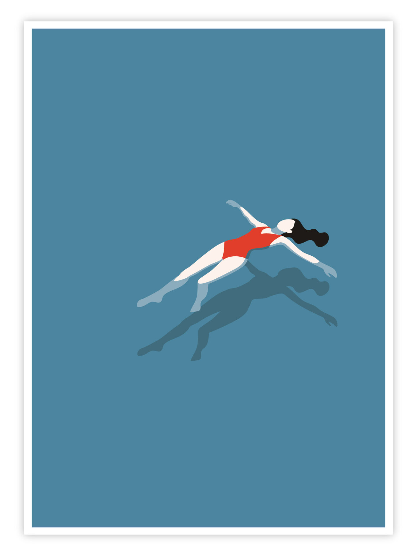 Schwimm Poster „Floating“