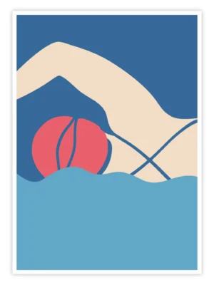 Schwimm-Poster-„Freestyle“-Titelbild