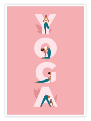 Yoga-Poster-„Flow-Line“-Titelbild