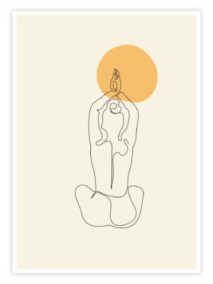 Yoga-Poster-„Mandala-Stretch“-Titelbild