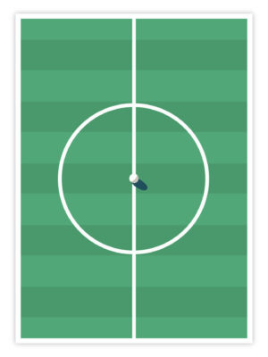 Fußball Poster „Center Stage“