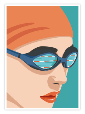 Schwimm-Poster-„Lane-Focus“-Titelbild