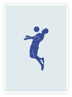 Fußball Poster „Chest Control“
