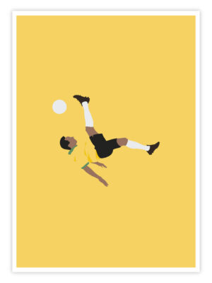 Fußball-Poster-„Golden-Bicycle“-titelbild
