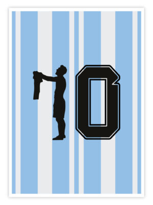 Fußball Poster „Number Ten“
